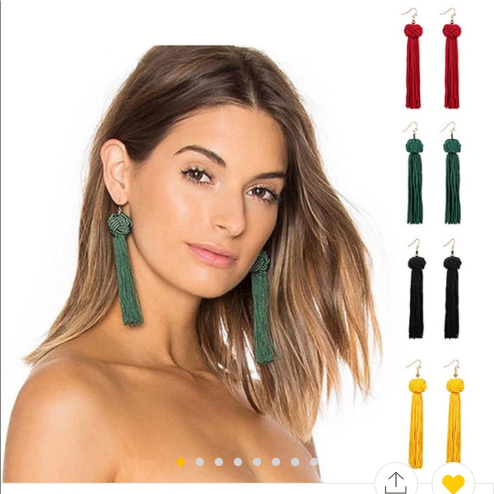 Duo tassel earrings 2 in 1